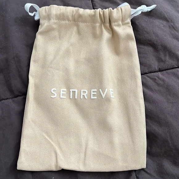 NWOT - Senreve Leather Star Charm + Dust Bag - Picture 4 of 5